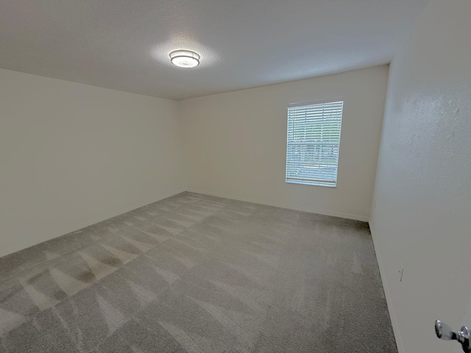 Habitación alfombrada con ventana